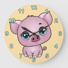 Piglet Wall Clock Grote Klok