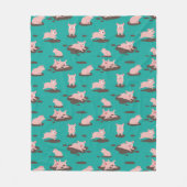 Piglets Fleece Blanket (Voorkant)