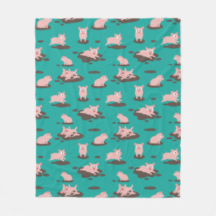 Piglets Fleece Blanket
