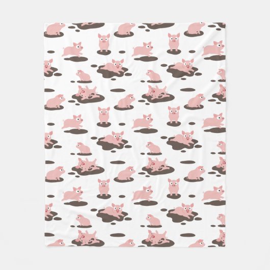Piglets Fleece Blanket (Voorkant)