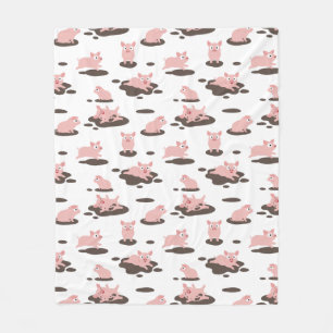 Piglets Fleece Blanket Deken