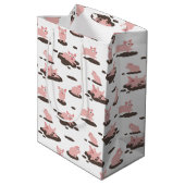 Piglets Medium Gift Bag Cadeauzakje (Achterkant Gekanteld)