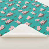 Piglets Sherpa Blanket Deken (3/4)