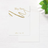 Pignon or brillant, carte d'affichage du collier (Bureau)