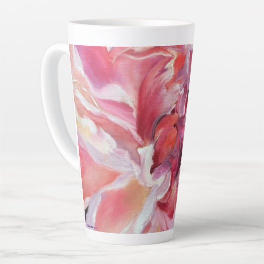 Pignons d'Alaska Mug latte floral (Angle gauche)