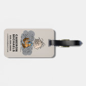 Pigpen Walking Cloud Bagagelabel (Achterkant horizontaal)