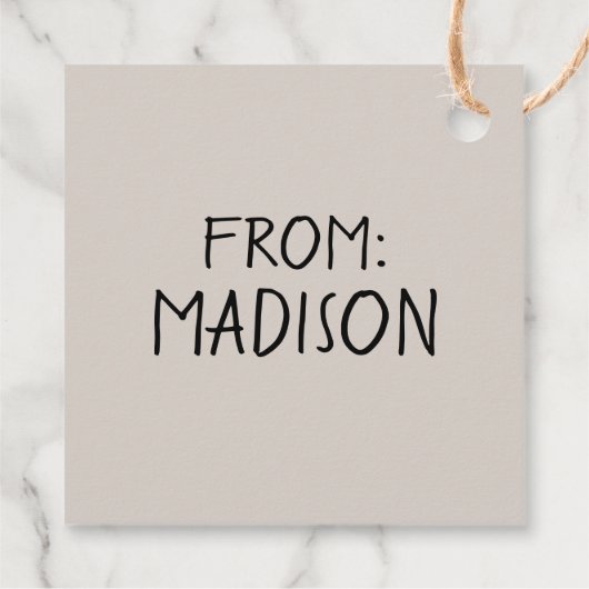 Pigpen Walking Cloud Bedankjes Labels (Achterkant)