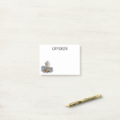 Pigpen Walking Cloud Post-it® Notes (Op bureau)