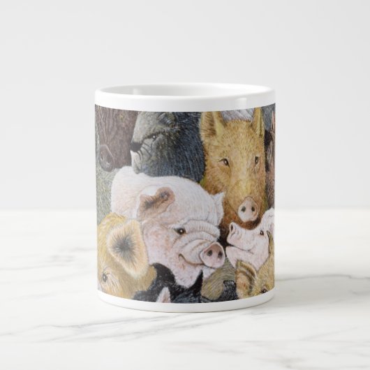 Pigs Galore Extra Grote Mok (Voorkant)