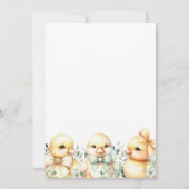 Pigs Genre Baby shower Neutre Invitation (Dos)