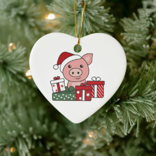 Pigs keramische orn keramisch ornament