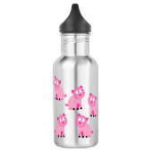 Pigs Kinder waterfles met naam Waterfles (Links)