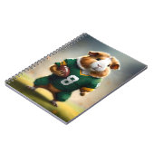 Pigskin Prodigy: de Quarterback van het cavia, Notitieboek (Linkerzijde)