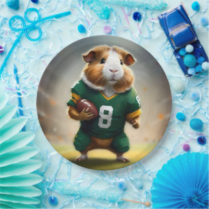 Pigskin Prodigy: de Quarterback van het cavia, Papieren Bordje