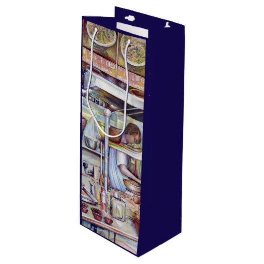 Pigtail Soup, Singapore Wijn Cadeautas (Voorkant Gekanteld)