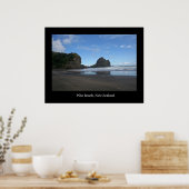 Piha Beach, Nieuw-Zeeland #3 Poster (Keuken)
