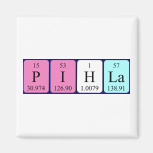 Pihla periodieke tabelnaam magnet magneet