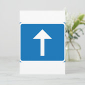 Pijl-aanmelding Kaart (Staand voorkant)