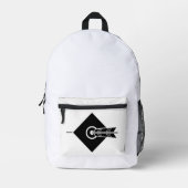 Pijl-bereikdoel Bedrukte Rugzak (Voorkant)