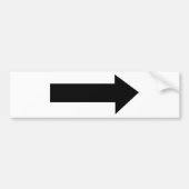 pijl-bumper bumpersticker (Voorkant)