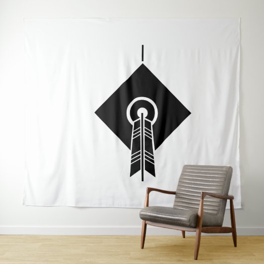 Pijl-doel tapestations wandkleed (In Situ (horizontaal))