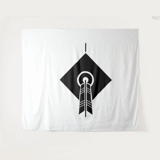 Pijl-doel tapestations wandkleed (Voorkant (horizontaal))