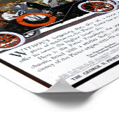 Pijl-doorboren Poster auto (Hoek)