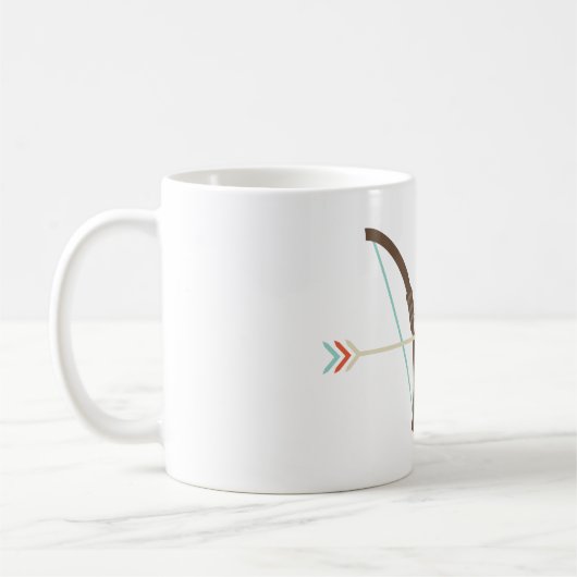 Pijl en pijlstang koffiemok (Links)