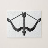 Pijl en pijlstang legpuzzel (Horizontaal)