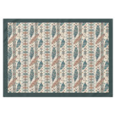 Pijl en veren Print tafelkleed – Tribal Style (Voorkant (Horizontaal))