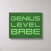 Pijl | Genius Level Babe Canvas Afdruk (Voorkant)