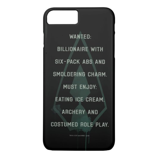 Pijl | Green Arrow Parody Wanted Post Case-Mate iPhone Case (Achterkant)