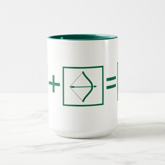 Pijl | Green Arrow-vergelijking Mok (Midden)