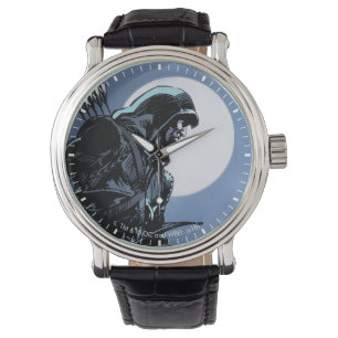 Pijl   Groene Pijl in Moonlight Horloge