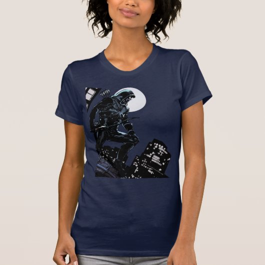 Pijl | Groene Pijl in Moonlight T-shirt (Voorkant)