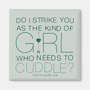 Pijl Het soort meisje dat moet kussen? Magneet