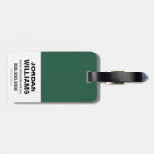 Pijl | Illustratie Emerald Archer Bagagelabel (Achterkant horizontaal)