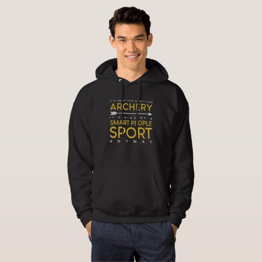 Pijl-knijpteam van Archery Team Hoodie (Voorkant volledig)