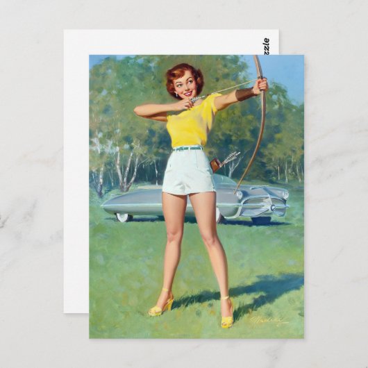 Pijl-omhoog Briefkaart (Voorkant / Achterkant)