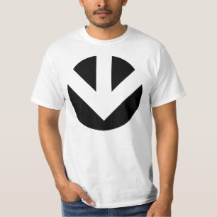 Pijl omlaag. t-shirt