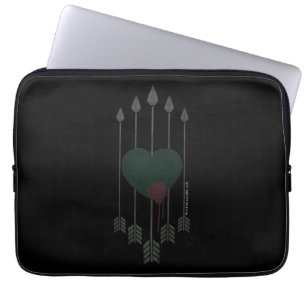 Pijl Pijlen door het hart Laptop Sleeve