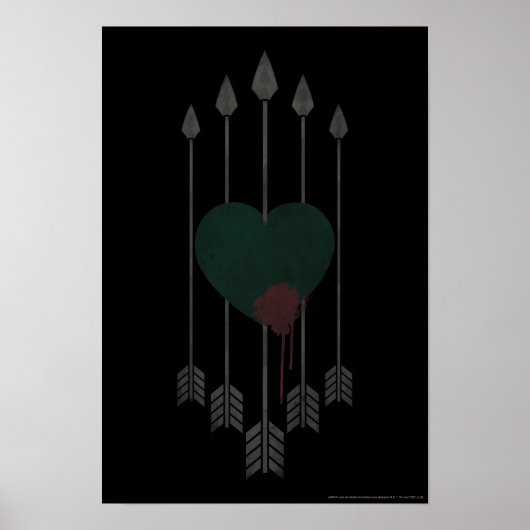 Pijl | Pijlen door het hart Poster (Voorkant)
