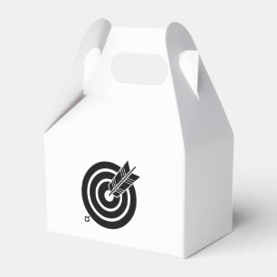 Pijl raakt een rond doel Favor Boxes Bedankdoosjes
