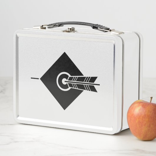 Pijl raakt Lunch Boxes doelwit (In situ)