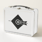 Pijl raakt Lunch Boxes doelwit (Voorkant)