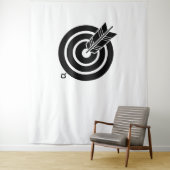 Pijl raakte een ronde doel Tapestries Wandkleed (In situ)