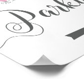 Pijl-rechts parkeren poster (Hoek)