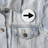 pijl-rechts zwart ronde button 5,7 cm (In situ)