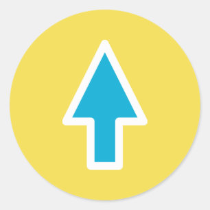 Pijl Ronde Sticker