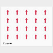 Pijl Ronde Sticker (Vel)